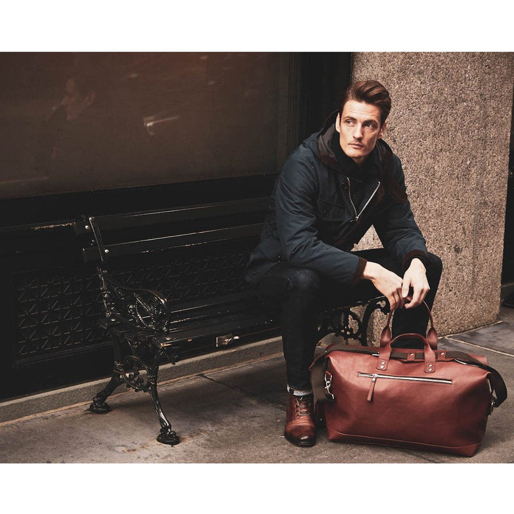 Bedford Leather Duffle - British Brown - Ernest Alexander