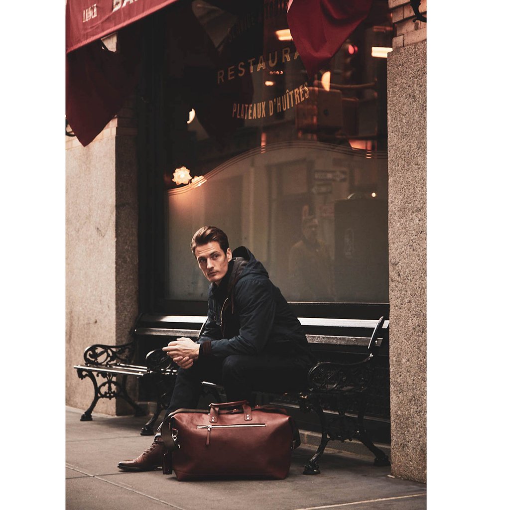 Bedford Leather Duffle - British Brown - Ernest Alexander