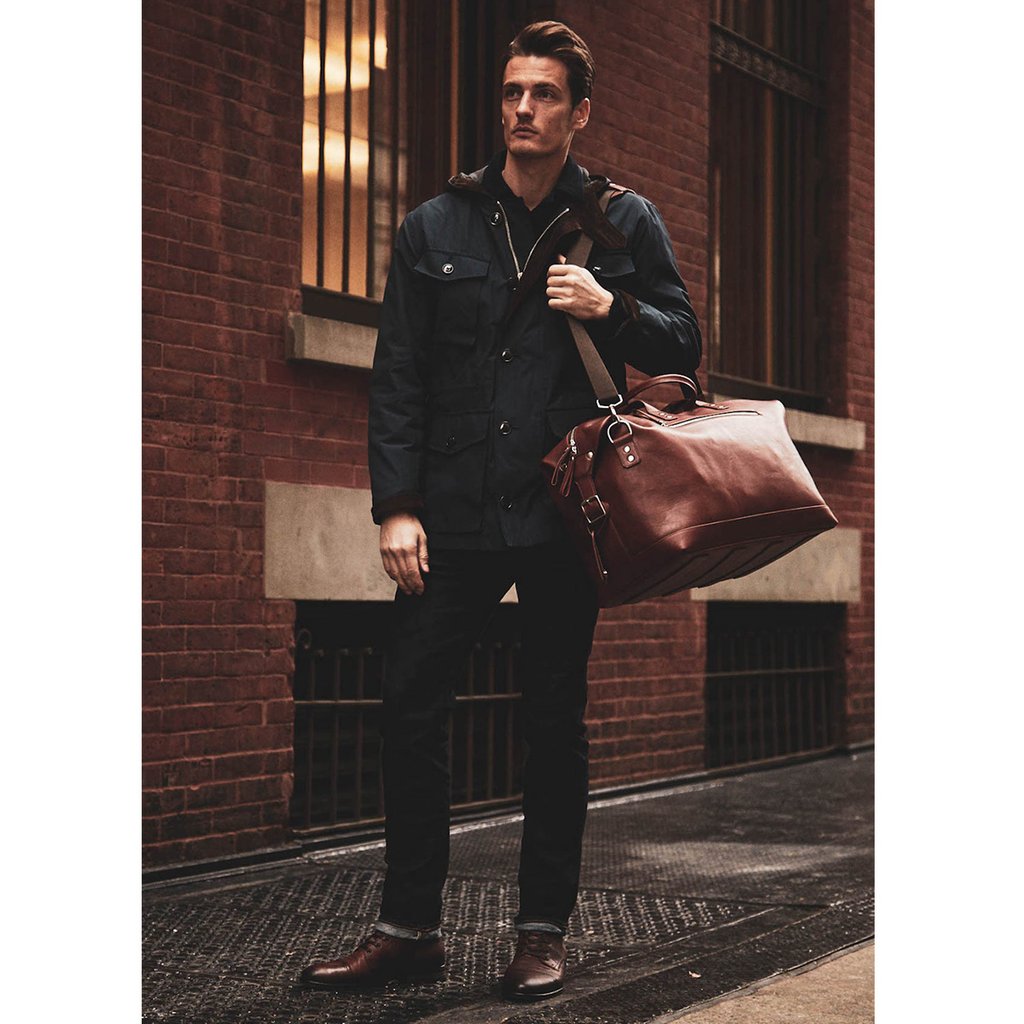 Bedford Leather Duffle - British Brown - Ernest Alexander