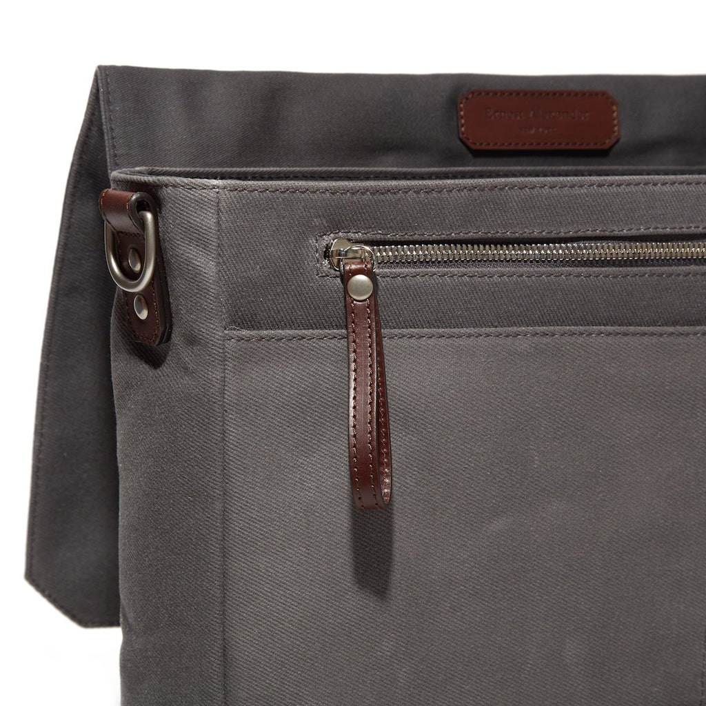 Walker Messenger Brief - Charcoal - Ernest Alexander