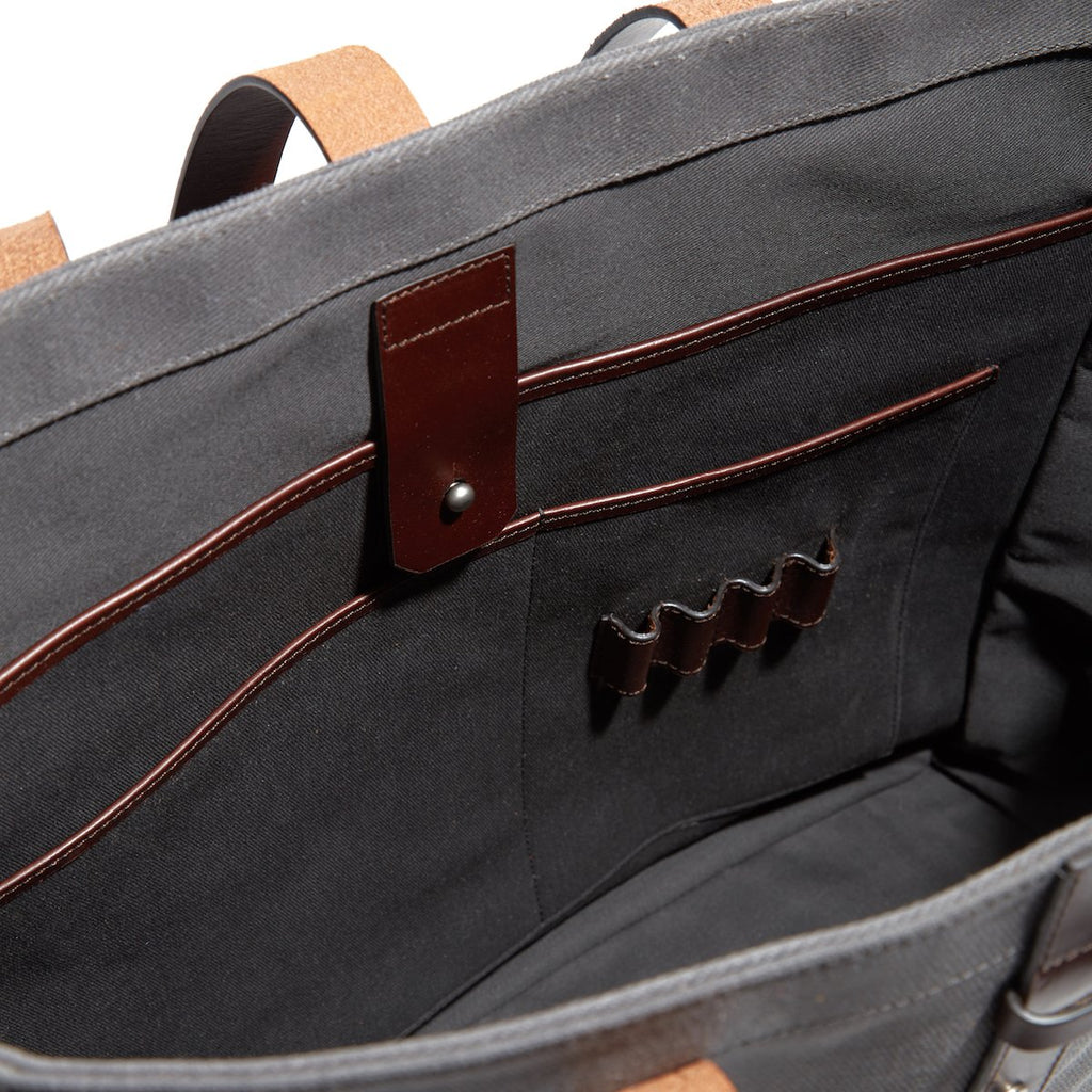 The Thompson Utility Bag - Charcoal Twill - Ernest Alexander