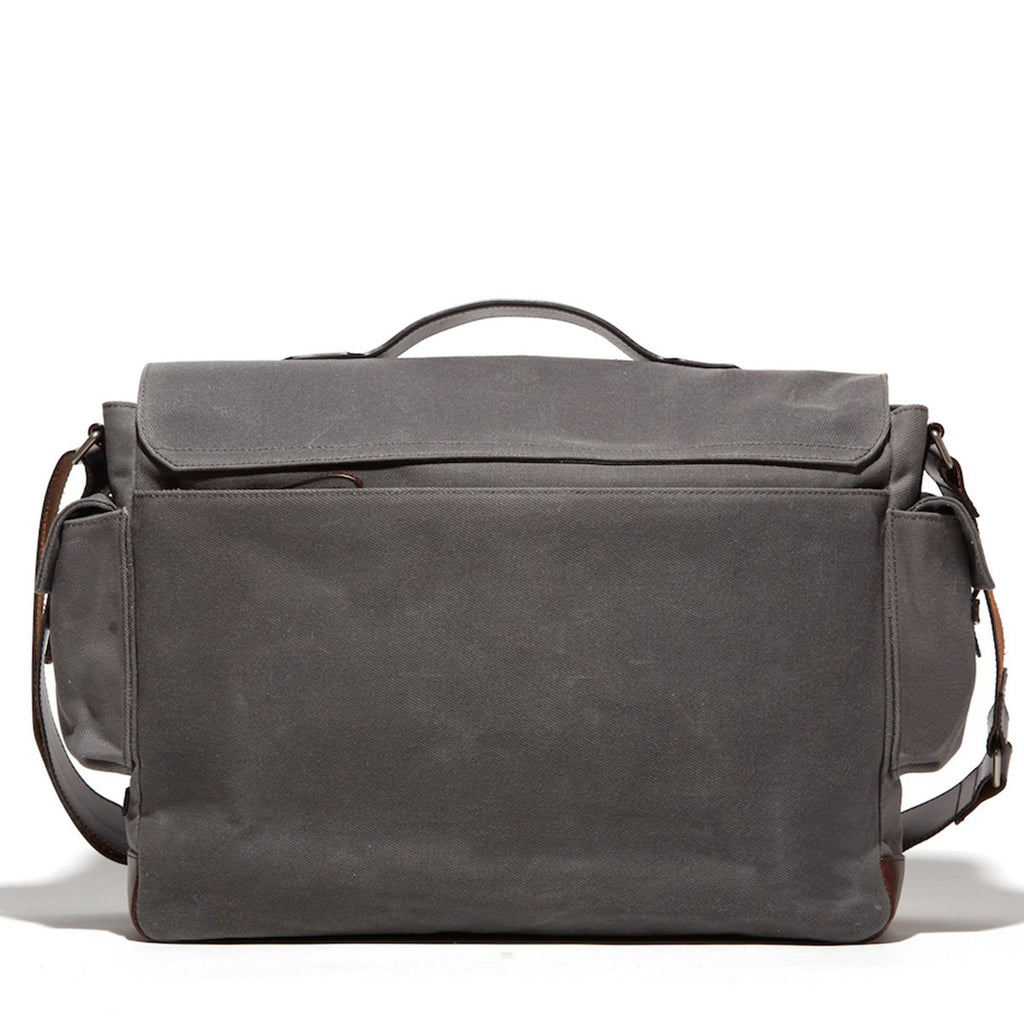 Hudson Messenger - Charcoal Wax Twill - Ernest Alexander