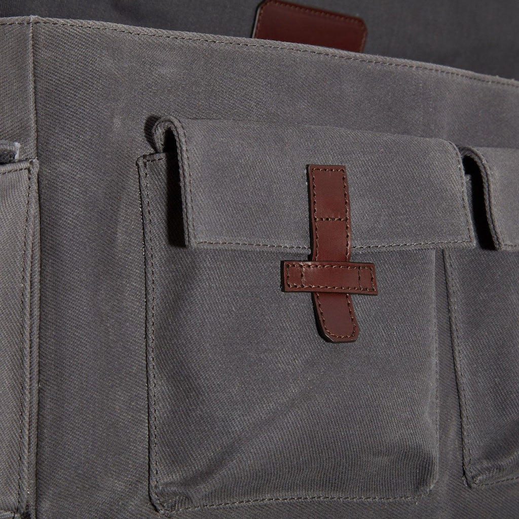 Hudson Messenger - Charcoal Wax Twill - Ernest Alexander
