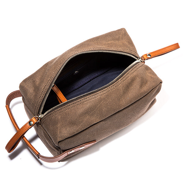 The Parker Wax Twill Dopp Kit - Ernest Alexander