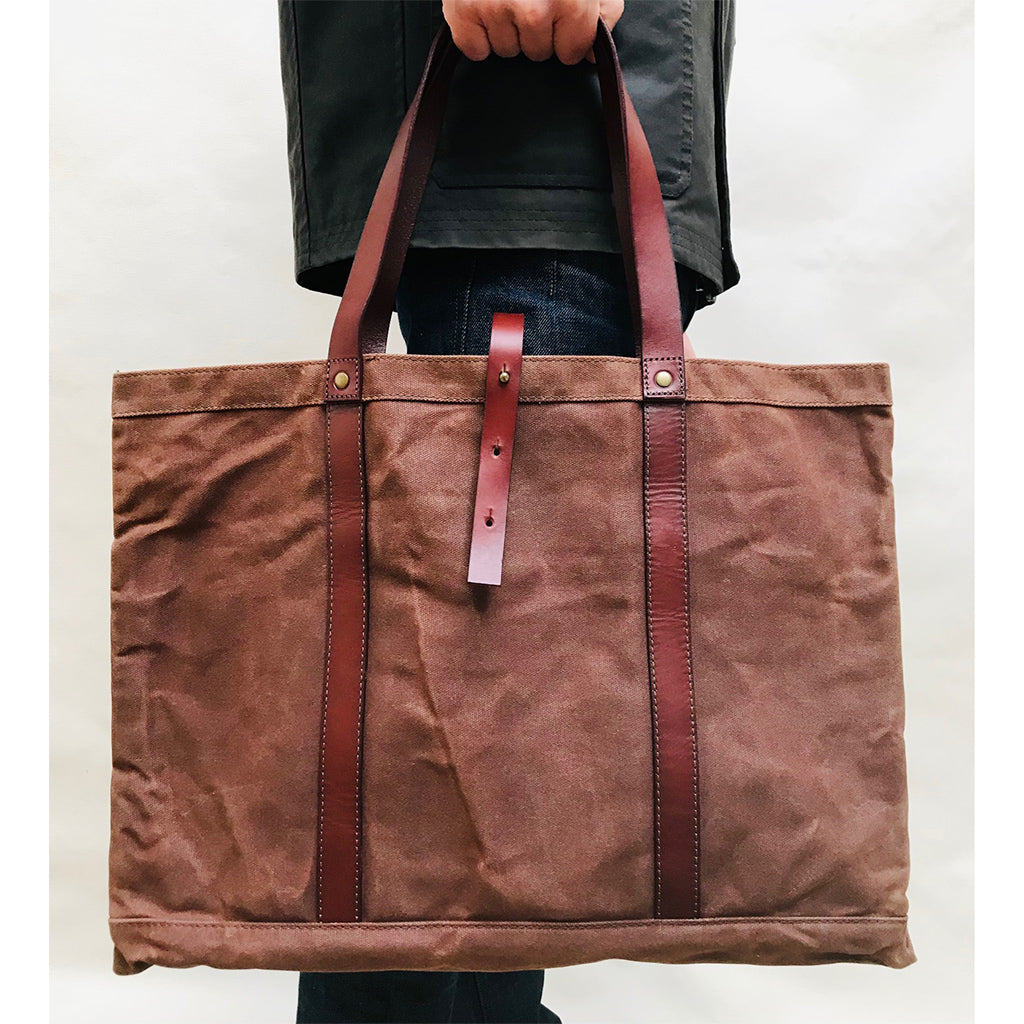 Porter Wax Tote - British Brown - Ernest Alexander