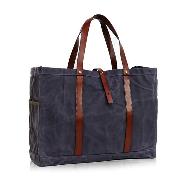 Porter Wax Tote - Slate - Ernest Alexander