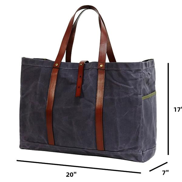 Porter Wax Tote - Slate - Ernest Alexander