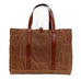 Ernest Box: The Fall Tote Set - Tobacco Wax Canvas - Ernest Alexander