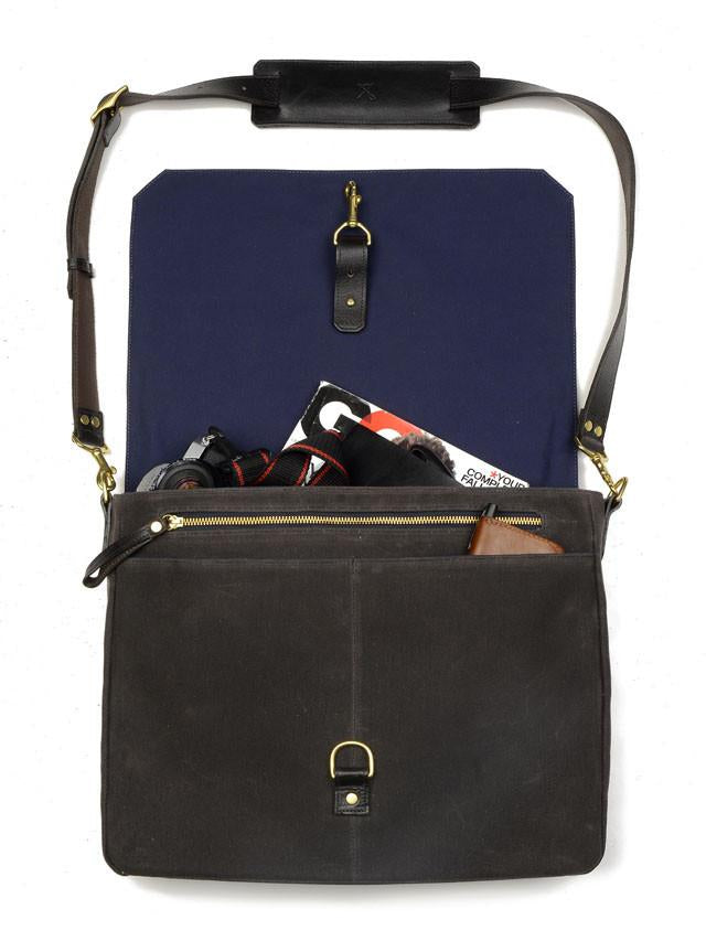 Walker Messenger Brief - Charcoal - Ernest Alexander