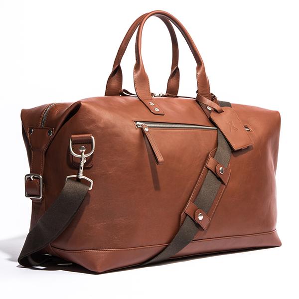 Bedford travel best sale leather duffle satchel