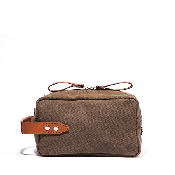 The Parker Wax Twill Dopp Kit - Ernest Alexander