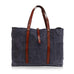 Ernest Box: The Fall Tote Set - Slate Wax Canvas - Ernest Alexander